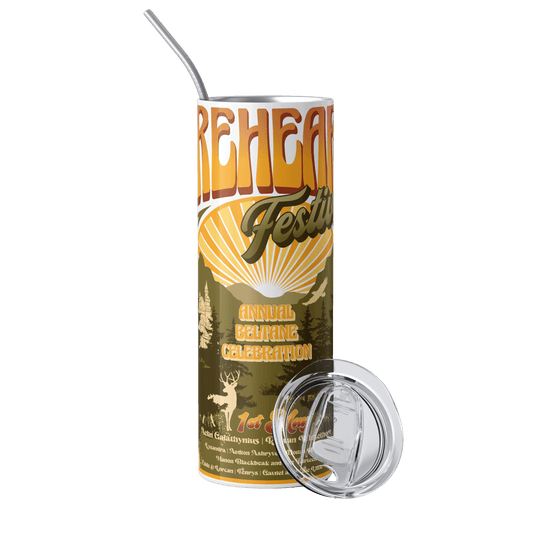 Fireheart Festival Tumbler — Throne of Glass merch by Sarah J. Maas. The festival travels — coffee included. Hand-designed in Australia, officially licensed.