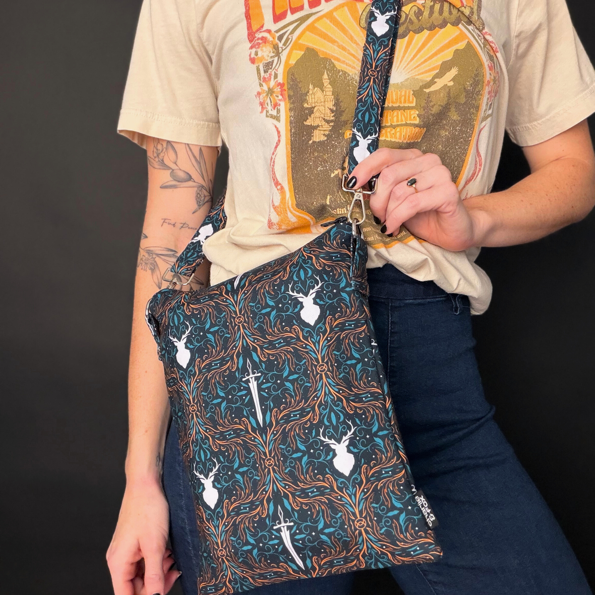 Fireheart crossbody sleeve