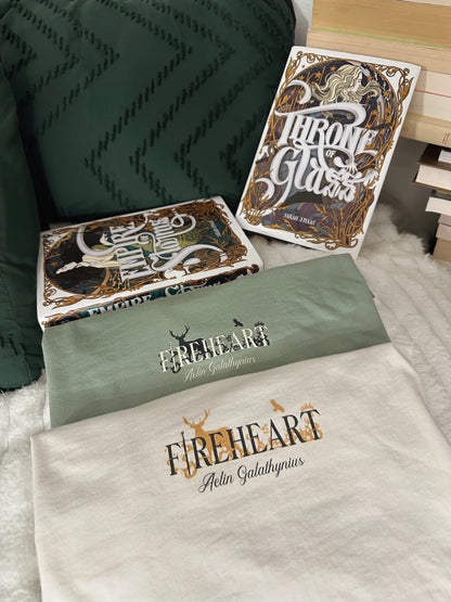 Fireheart T-Shirt - Throne of Glass Merch