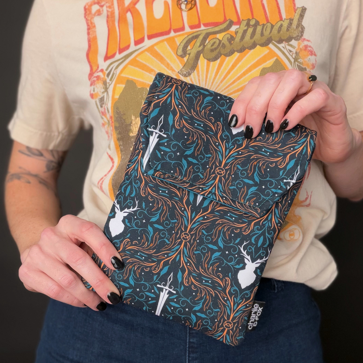Fireheart padded e-reader sleeve