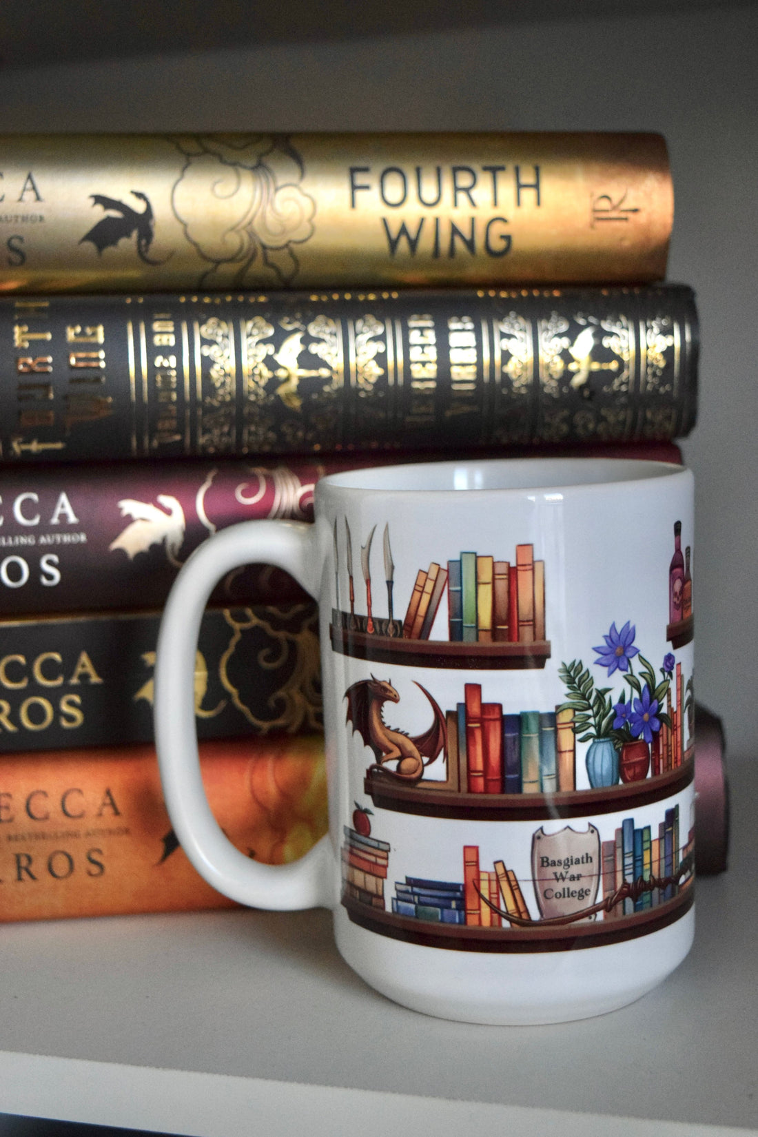 Fourth Wing Shelfie Mug