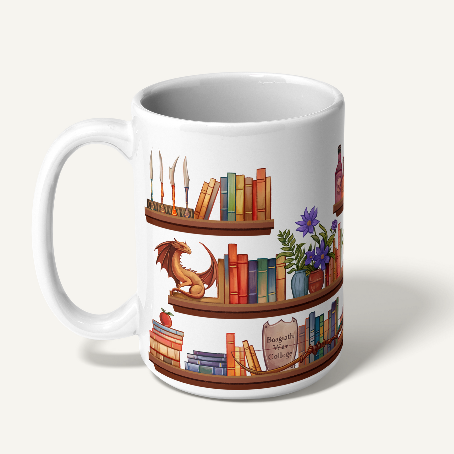 Fourth Wing Shelfie Mug