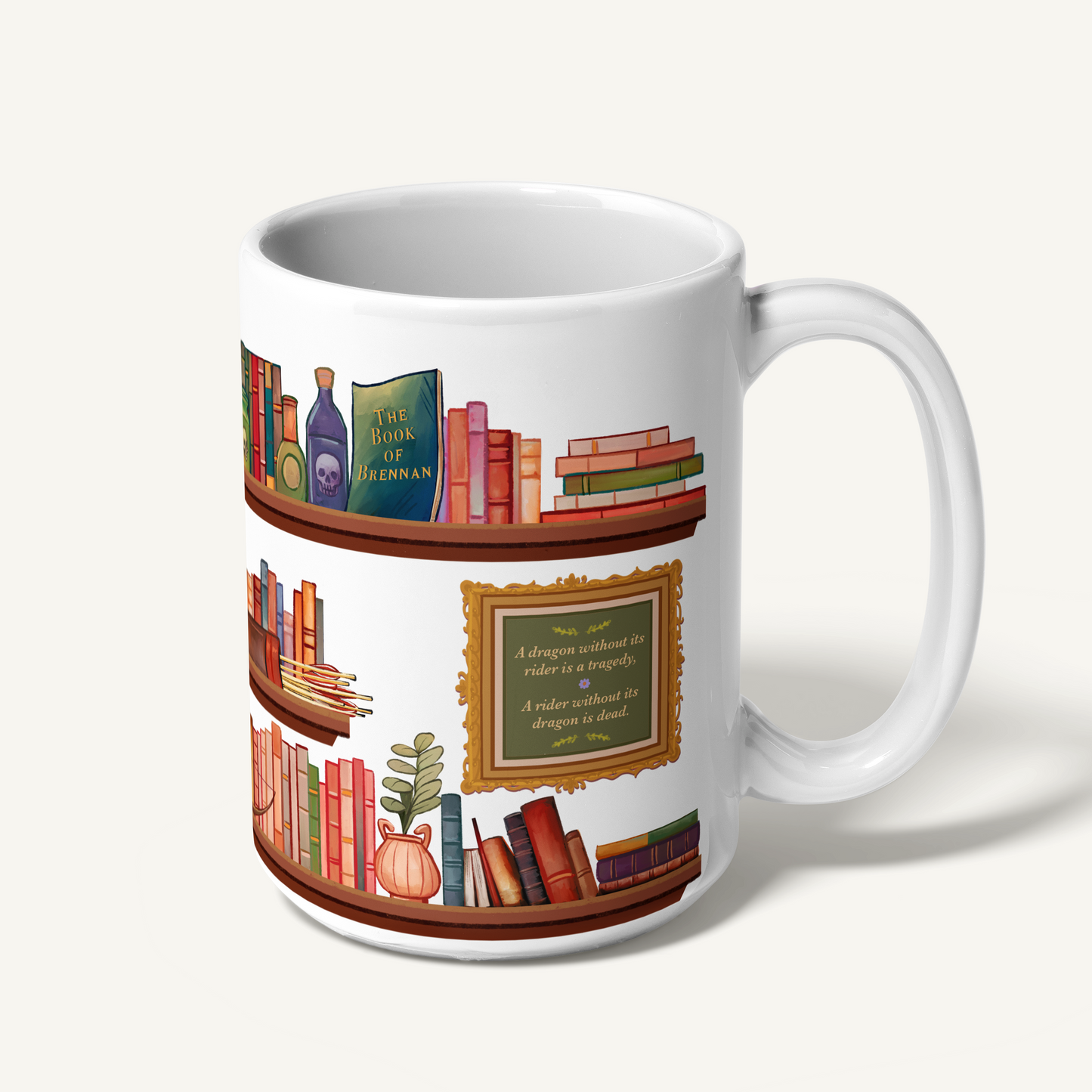 Fourth Wing Shelfie Mug