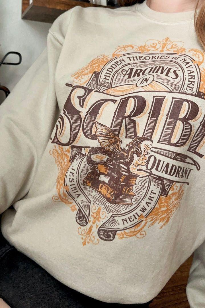 SCRIBE SWEATSHIRT | Fourth Wing Merch | Fourth Wing Merch