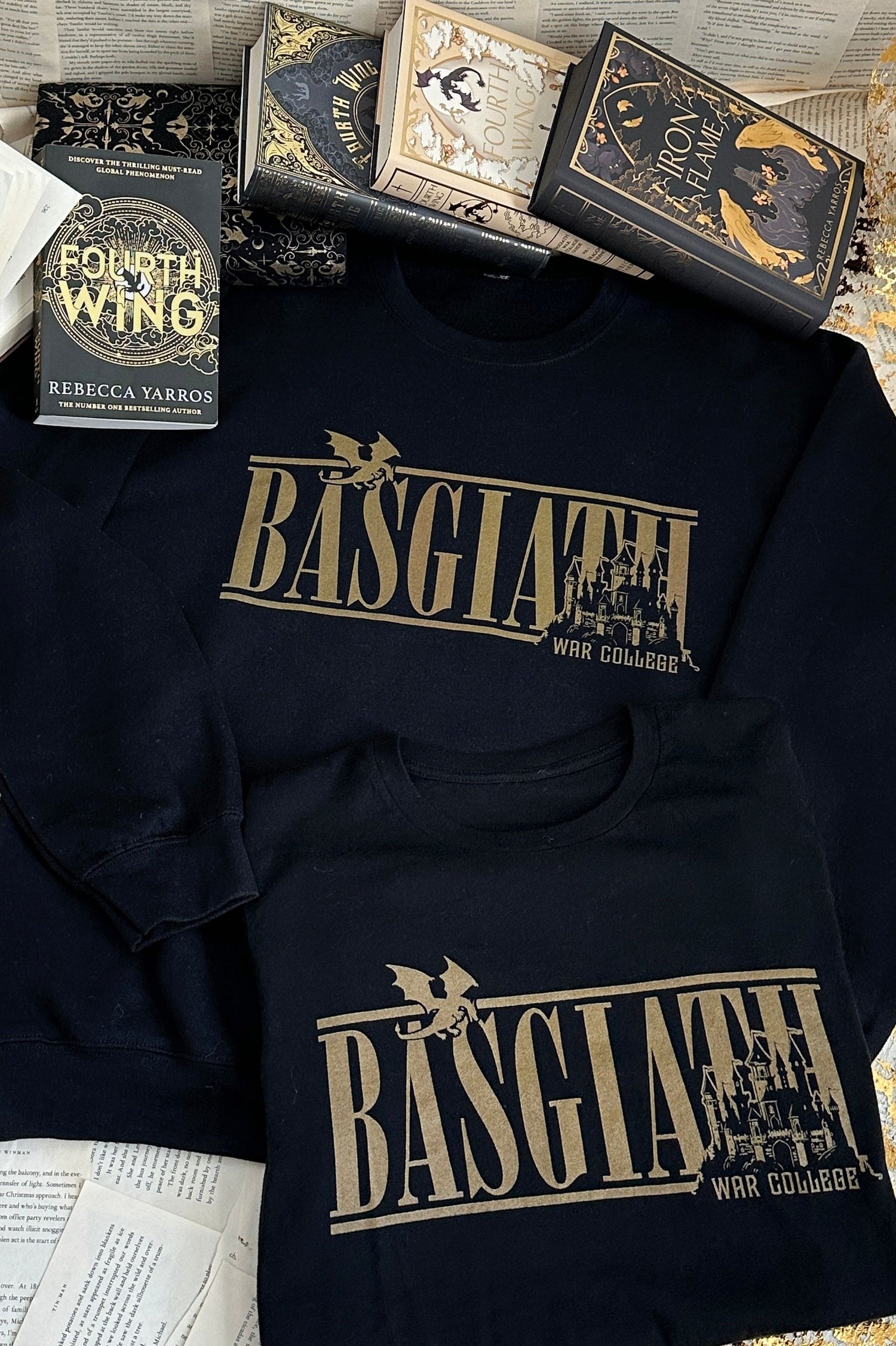 Basgiath War College Location Sweatshirt | Fourth Wing Merch