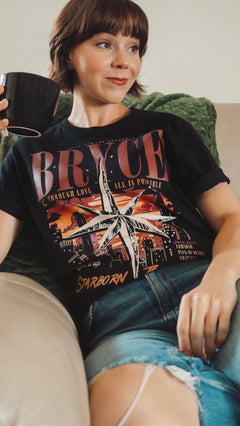 Bryce Quinlan T-Shirt — Crescent City merch by Sarah J. Maas. Sunball star turned Starborn queen — sass and a sword. Hand-designed in Australia, officially licensed.