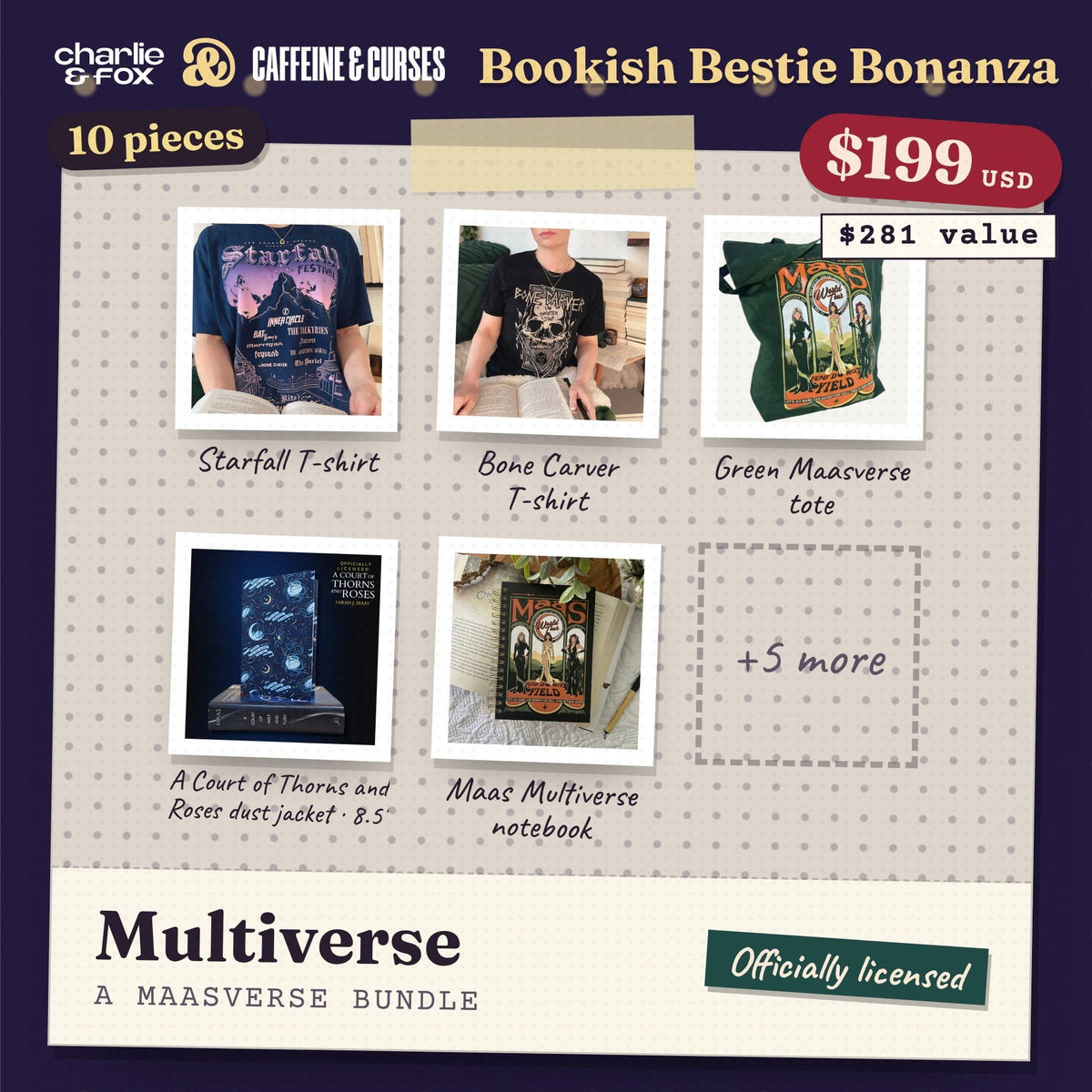 Bookish Bestie Bonanza bundle: Multiverse (Maasverse)