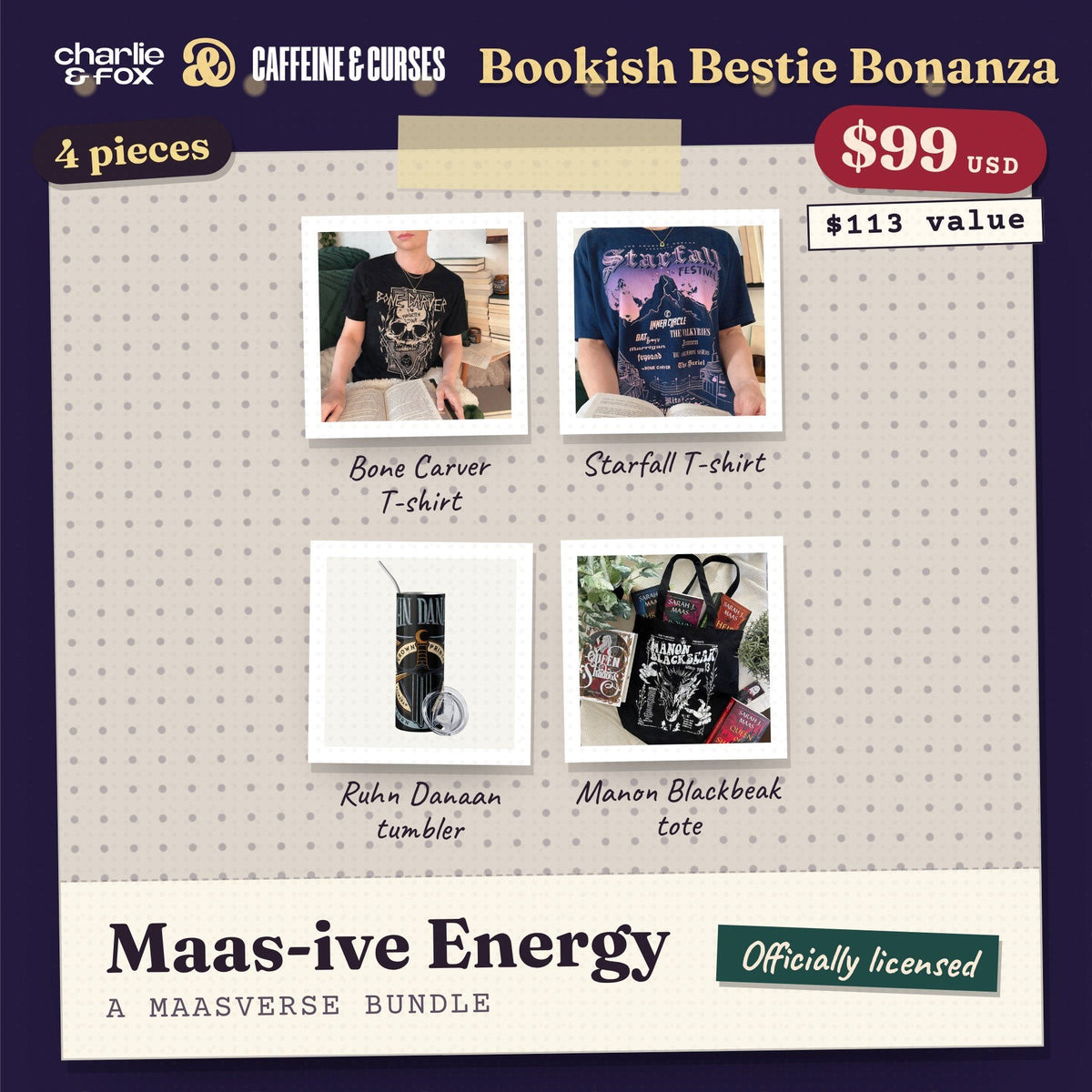 Bookish Bestie Bonanza bundle: Maas-ive Energy (Maasverse)