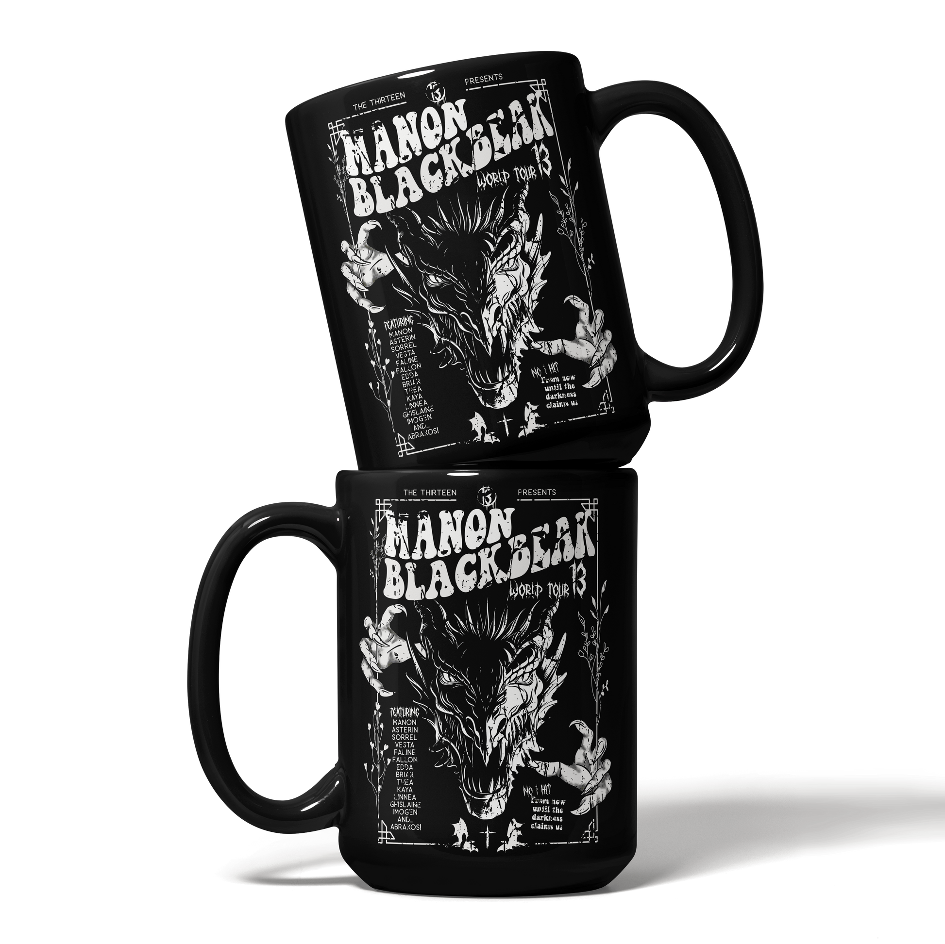 Manon Blackbeak Mug — Throne of Glass merch by Sarah J. Maas. Coffee with the Wing Leader. Hand-designed in Australia, officially licensed.
