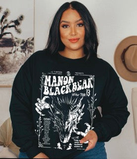 Manon Blackbeak Sweatshirt — Throne of Glass merch by Sarah J. Maas. Wing Leader of the Thirteen, the witch who broke her line. Hand-designed in Australia, officially licensed.