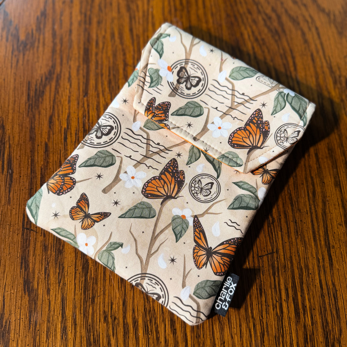 Monarch Story padded e-reader sleeve