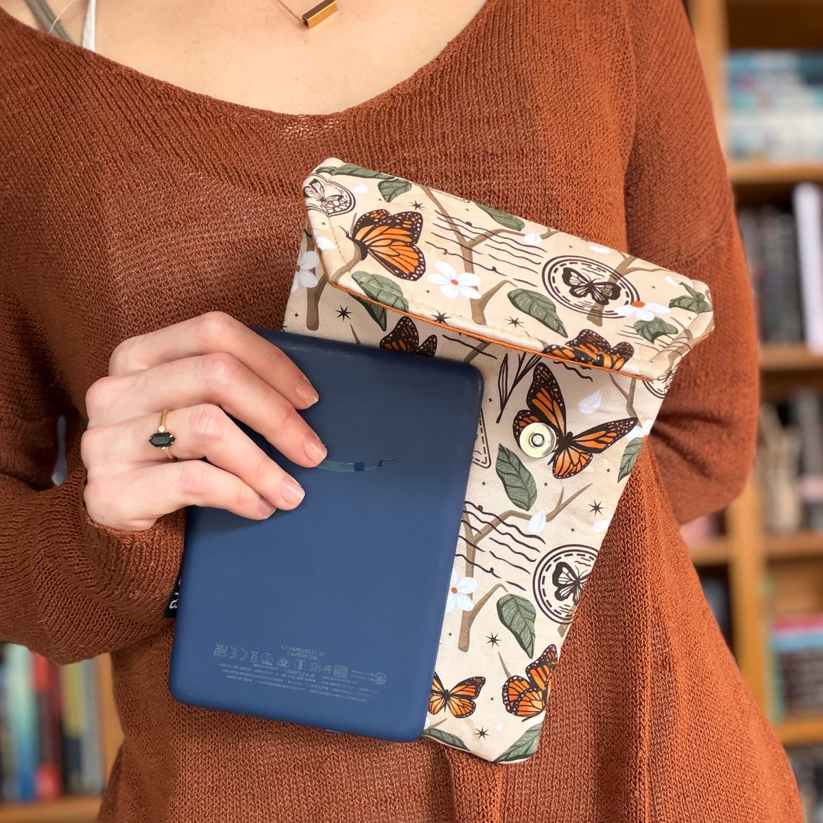 Monarch Story padded e-reader sleeve