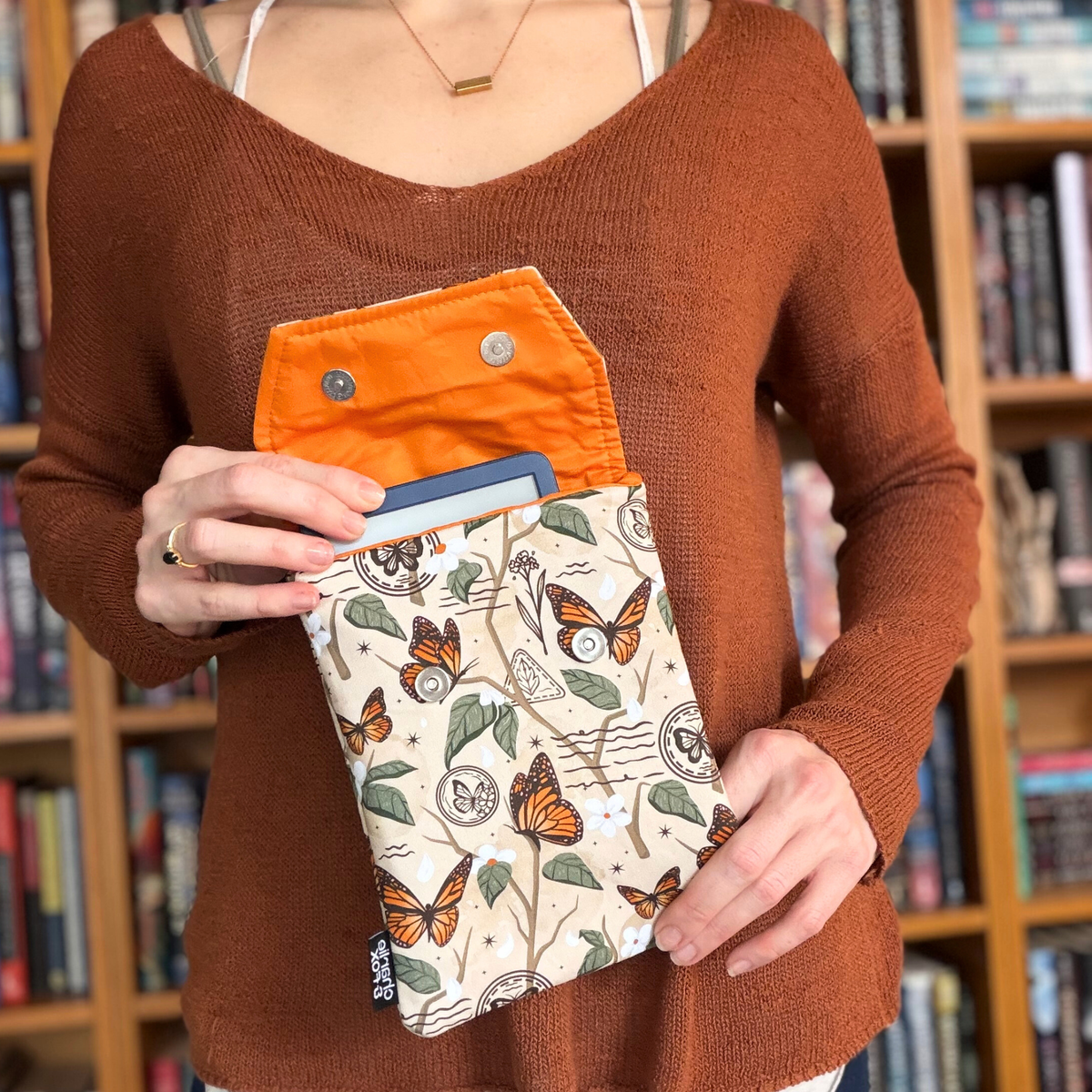 Monarch Story padded e-reader sleeve