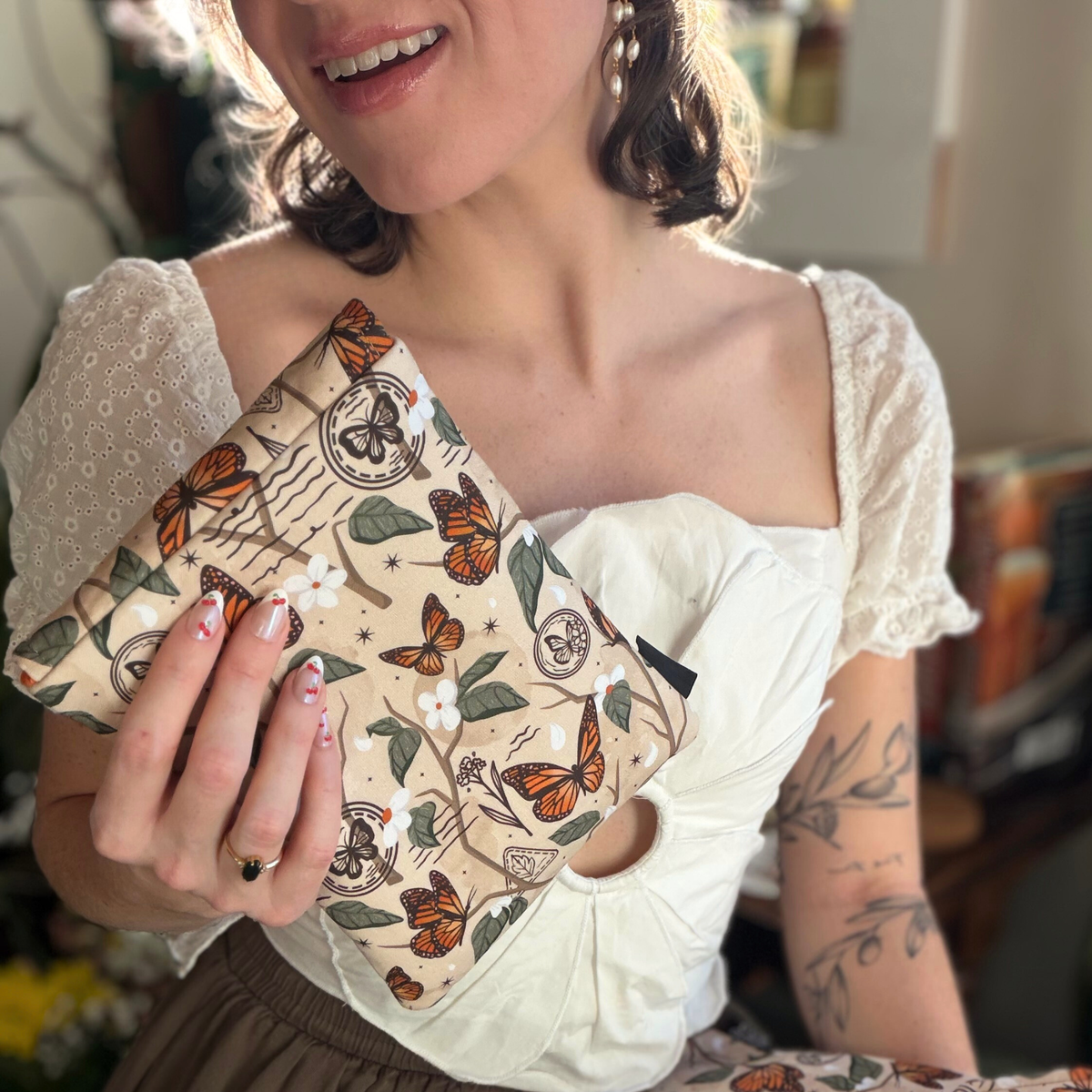 Monarch Story padded e-reader sleeve