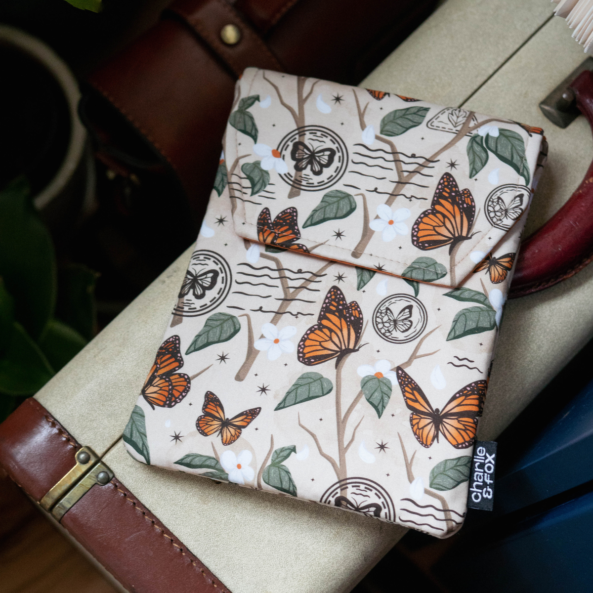 Monarch Story padded e-reader sleeve