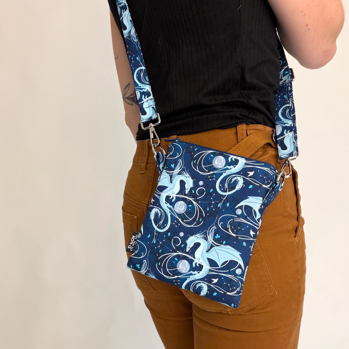 Moonplume Dragon crossbody sleeve (When The Moon Hatched - Sarah A. Parker)