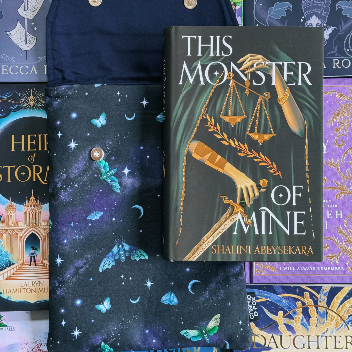 Night Sky padded book sleeve