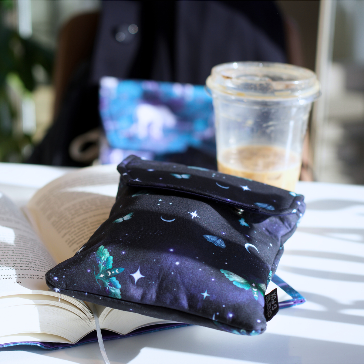 Night Sky padded book sleeve