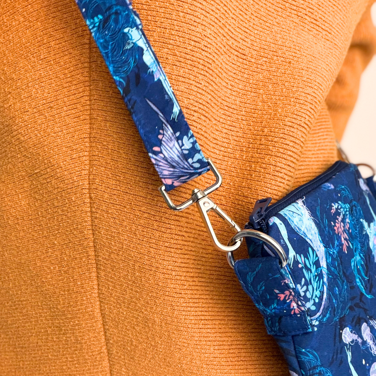 Mermaid crossbody sleeve