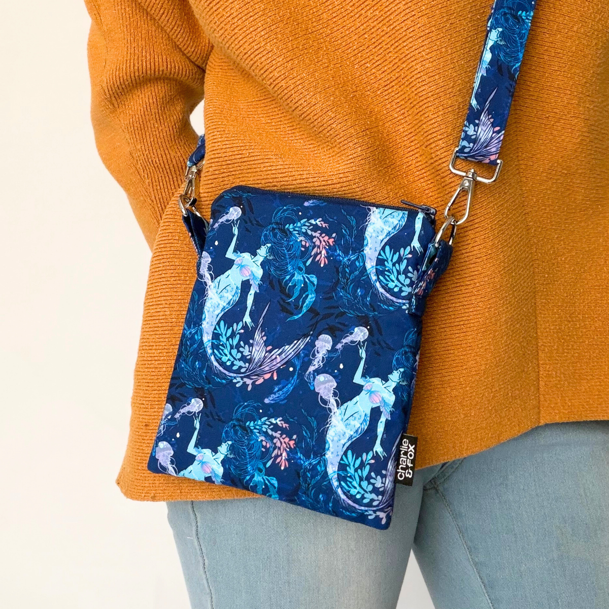 Mermaid crossbody sleeve