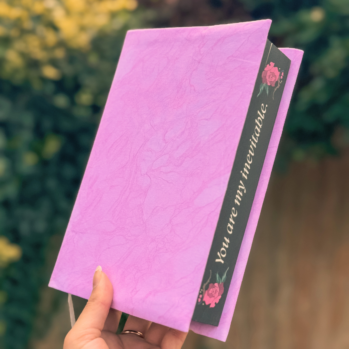Pink Lemonade fabric dust jacket