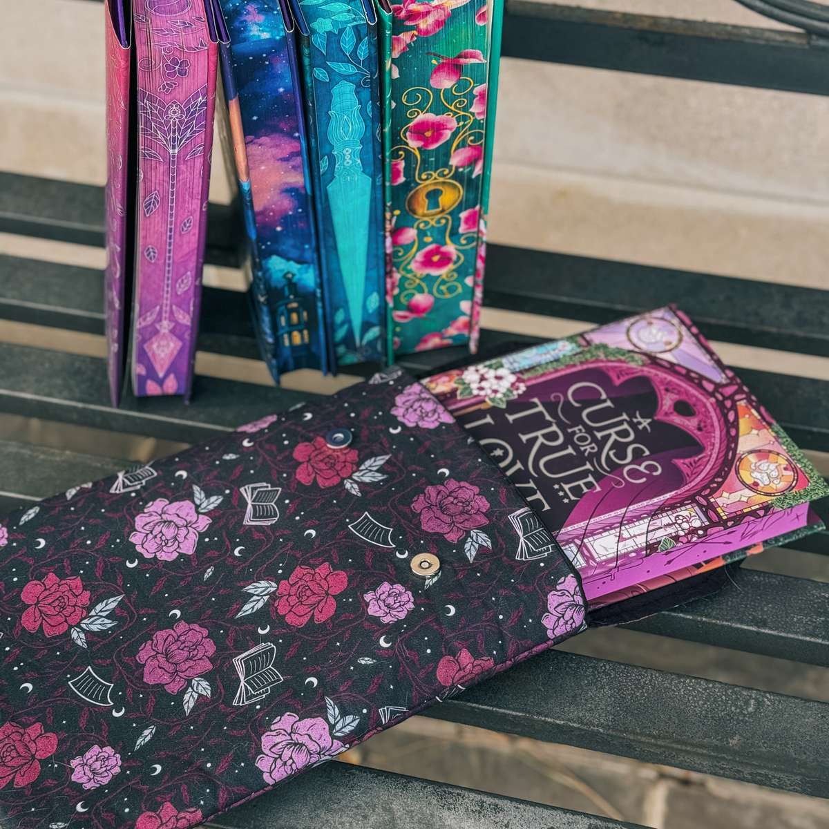 Romantasy padded book sleeve