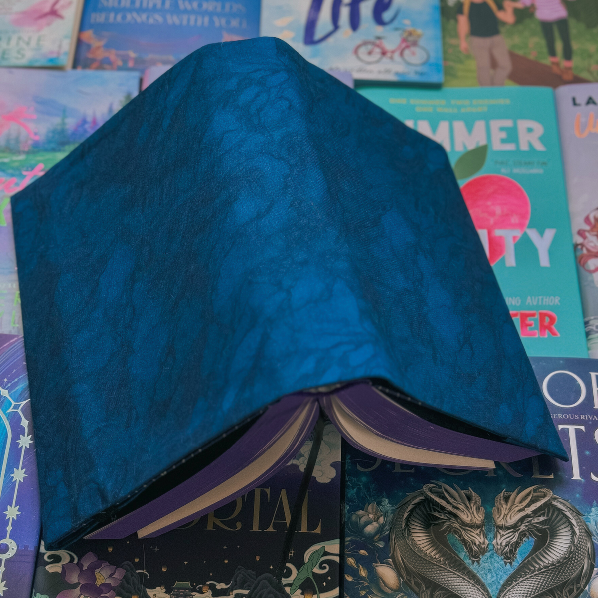 9.25"/23.5cm PAPERBACK fabric dust jackets