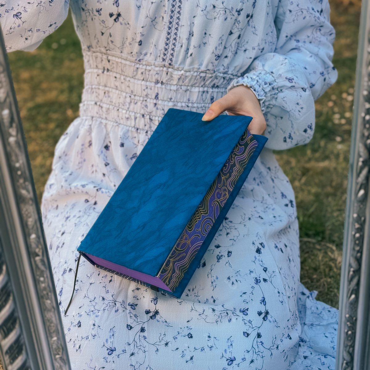 Sapphire Sea fabric dust jacket
