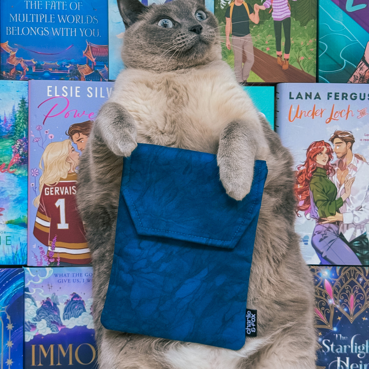 Sapphire Sea padded e-reader sleeve