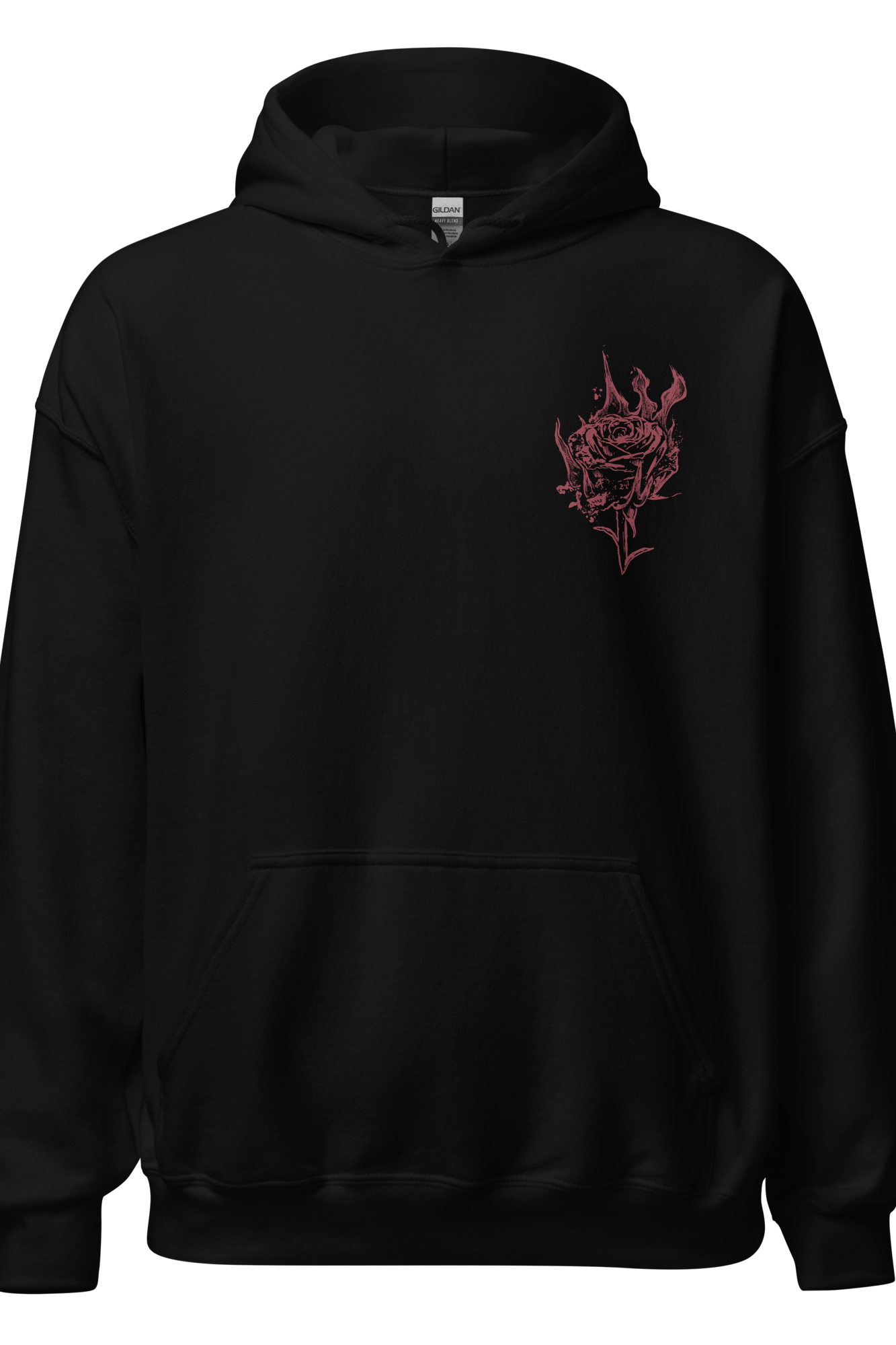 Scorched Rose Hoodie | Crowns of Nyaxia Merch