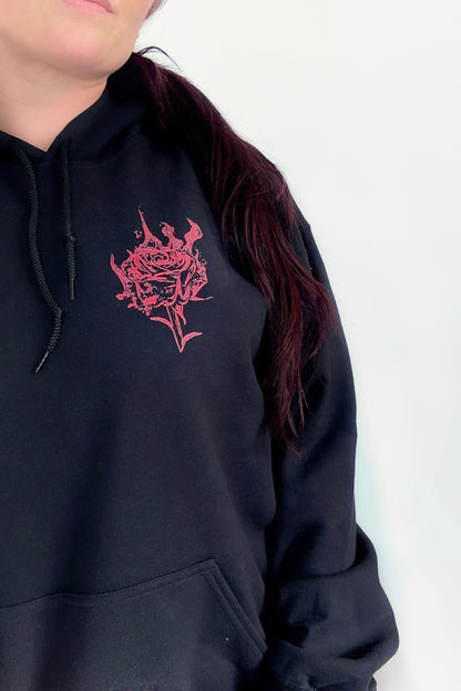 Scorched Rose Hoodie