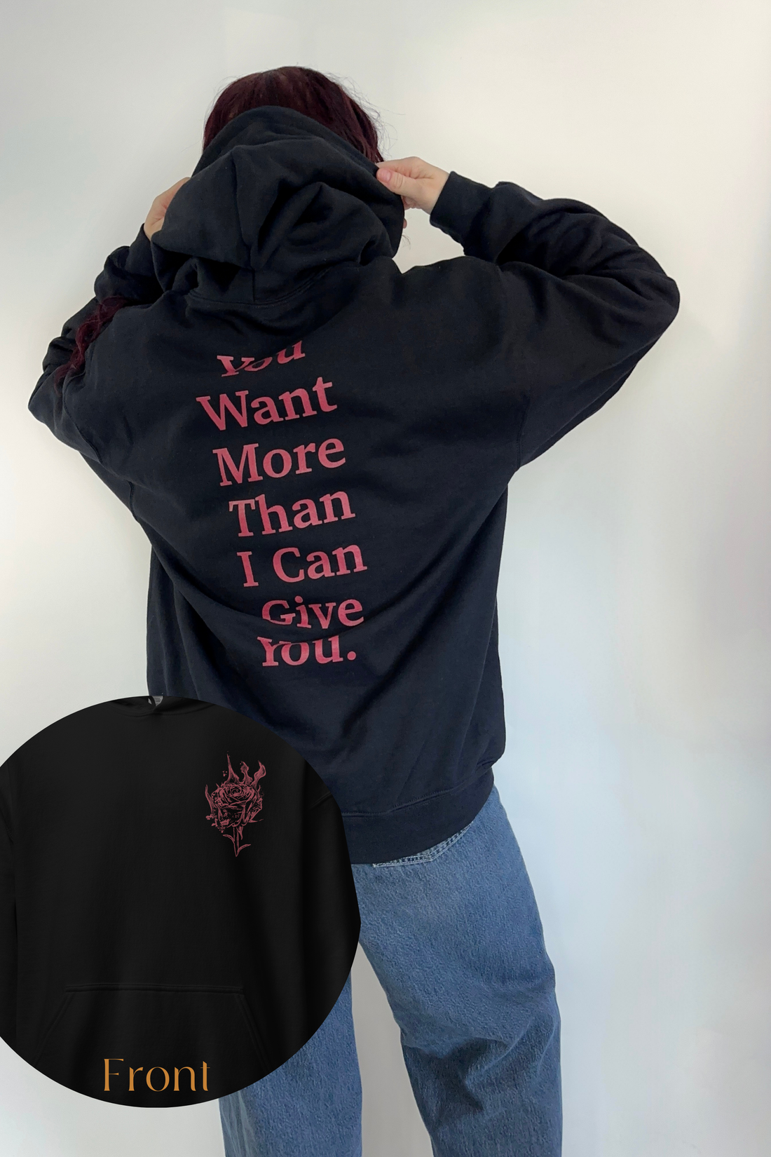 Scorched Rose Hoodie