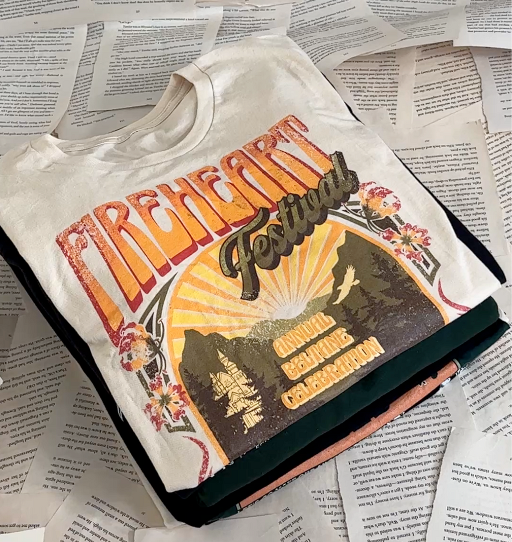 Fireheart Festival Shirt | Throne of Glass Merch | SJM