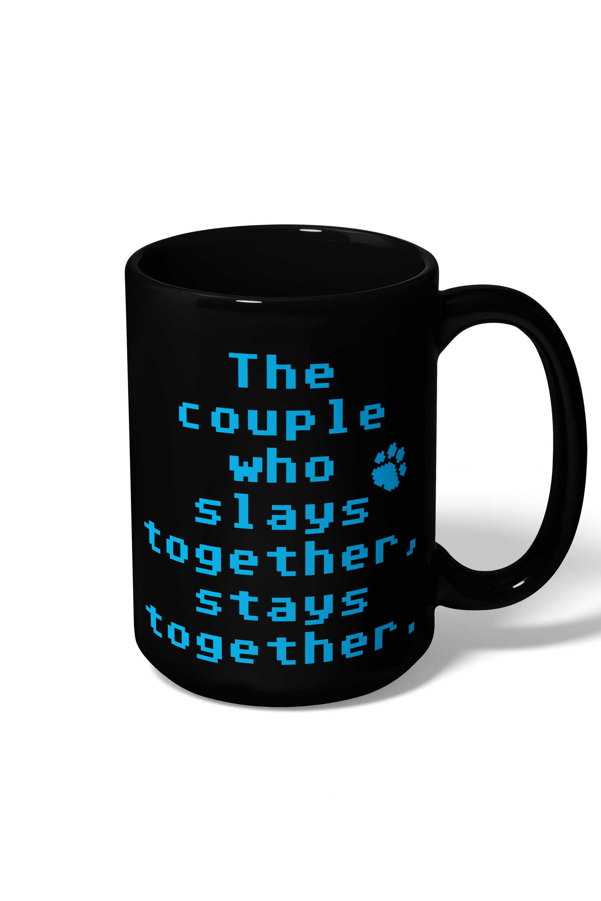 Slay Together Stay Together Mug — Lights Out merch by Navessa Allen. Coffee for the slay couple. Hand-designed in Australia, officially licensed.