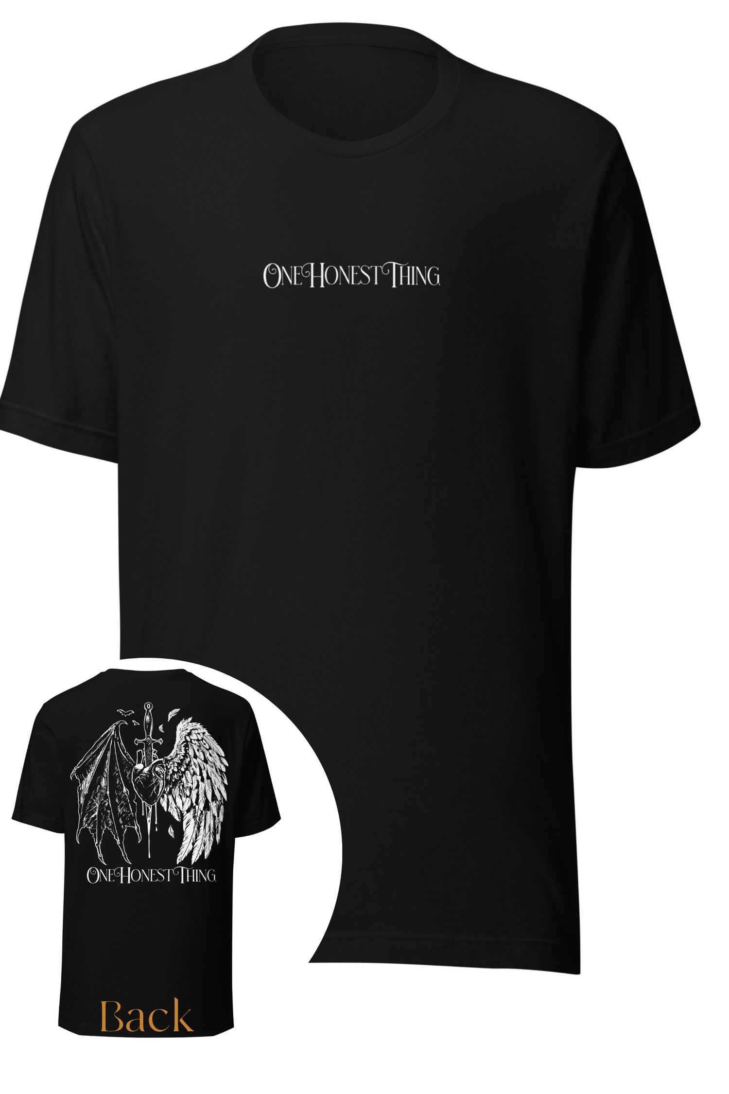 One Honest Thing Shirt (Winged Back) | Crowns of Nyaxia Merch