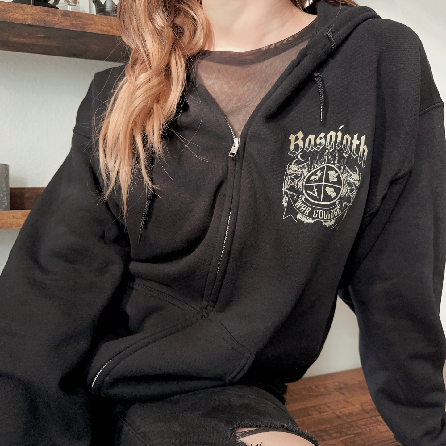 Basgiath War College Zip Hoodie