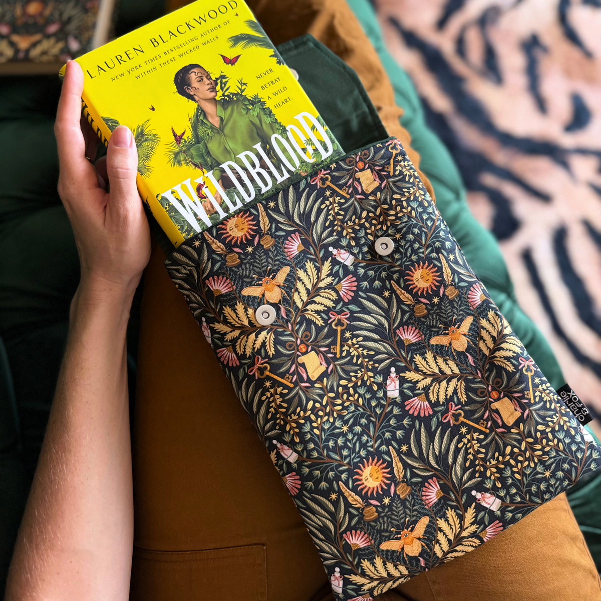 Archive Jungle padded book sleeve