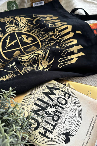 Basgiath War College Tote Bag - Caffeineandcurses - Rebecca Yarros