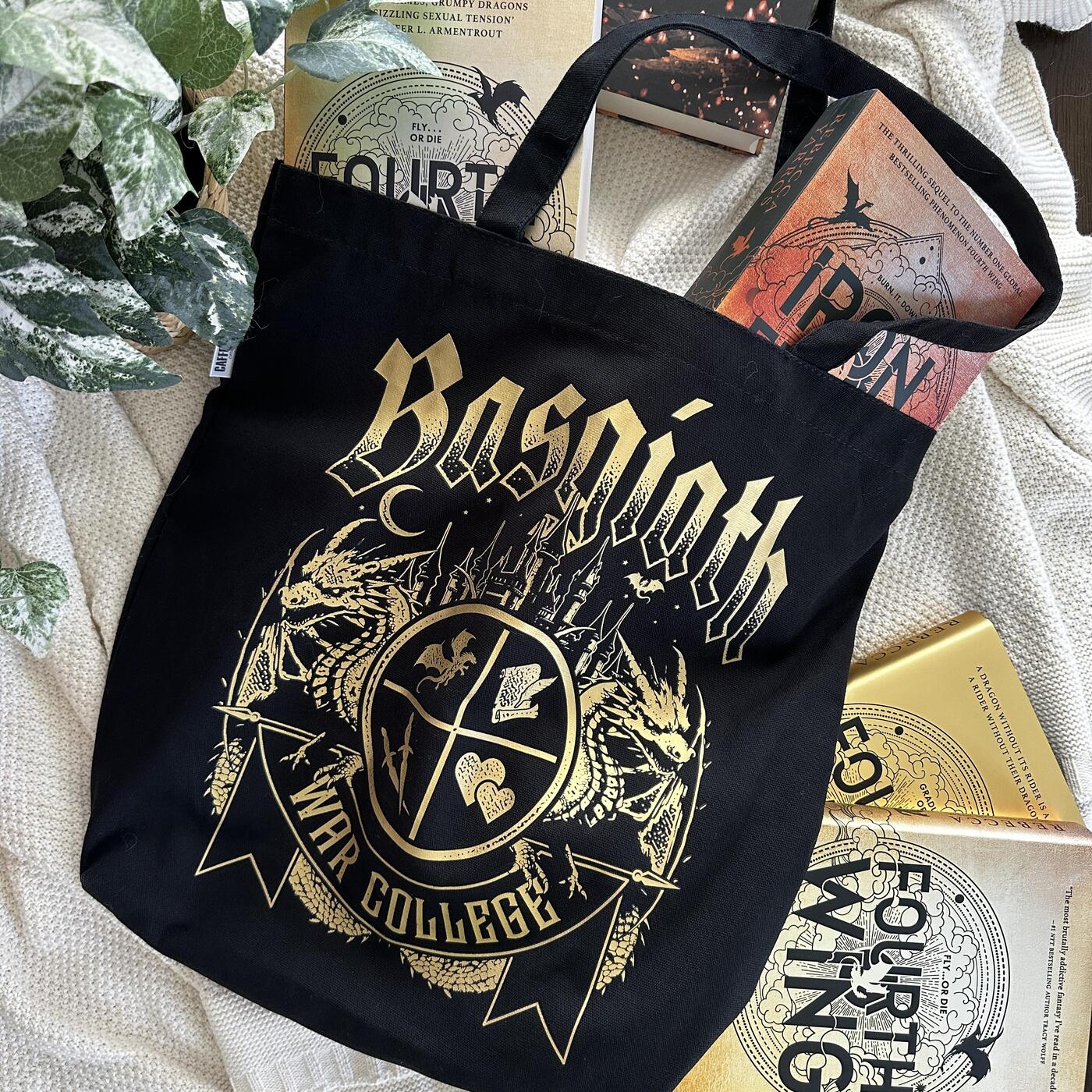 Basgiath War College tote bag — Fourth Wing