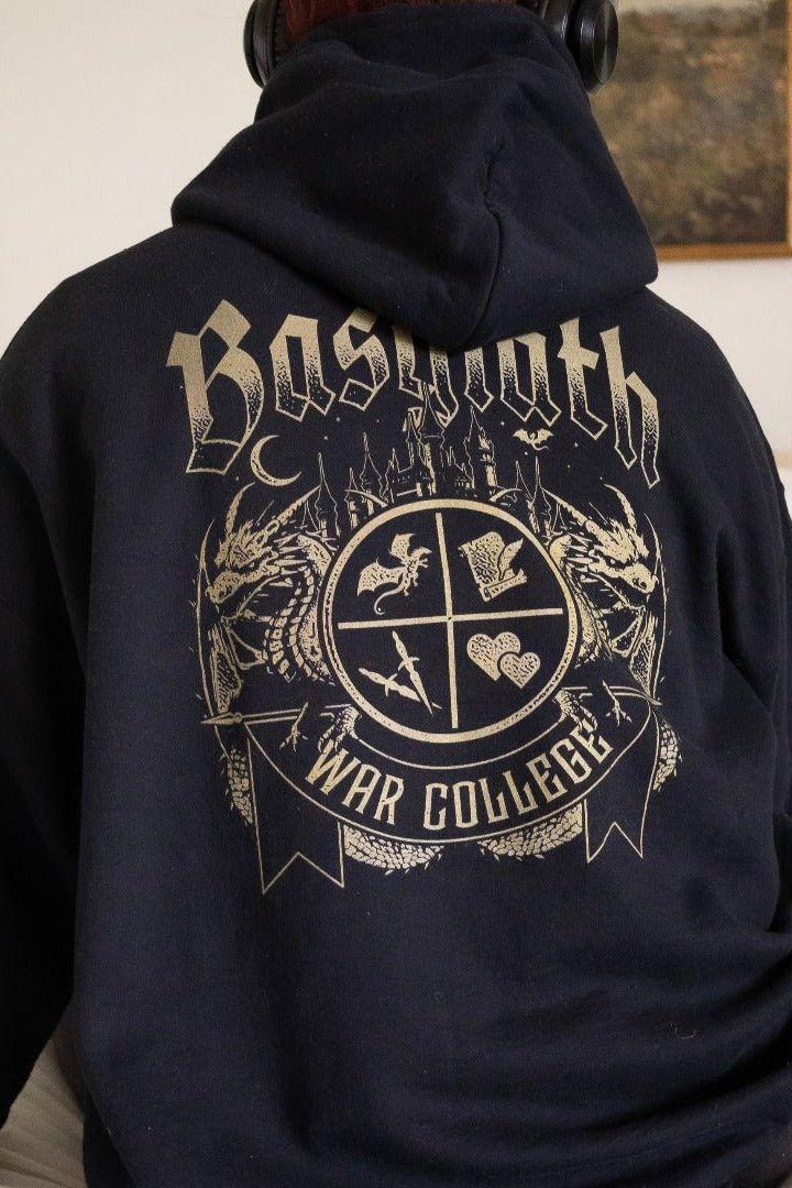 Basgiath War College Zip Hoodie - Caffeineandcurses - Rebecca Yarros