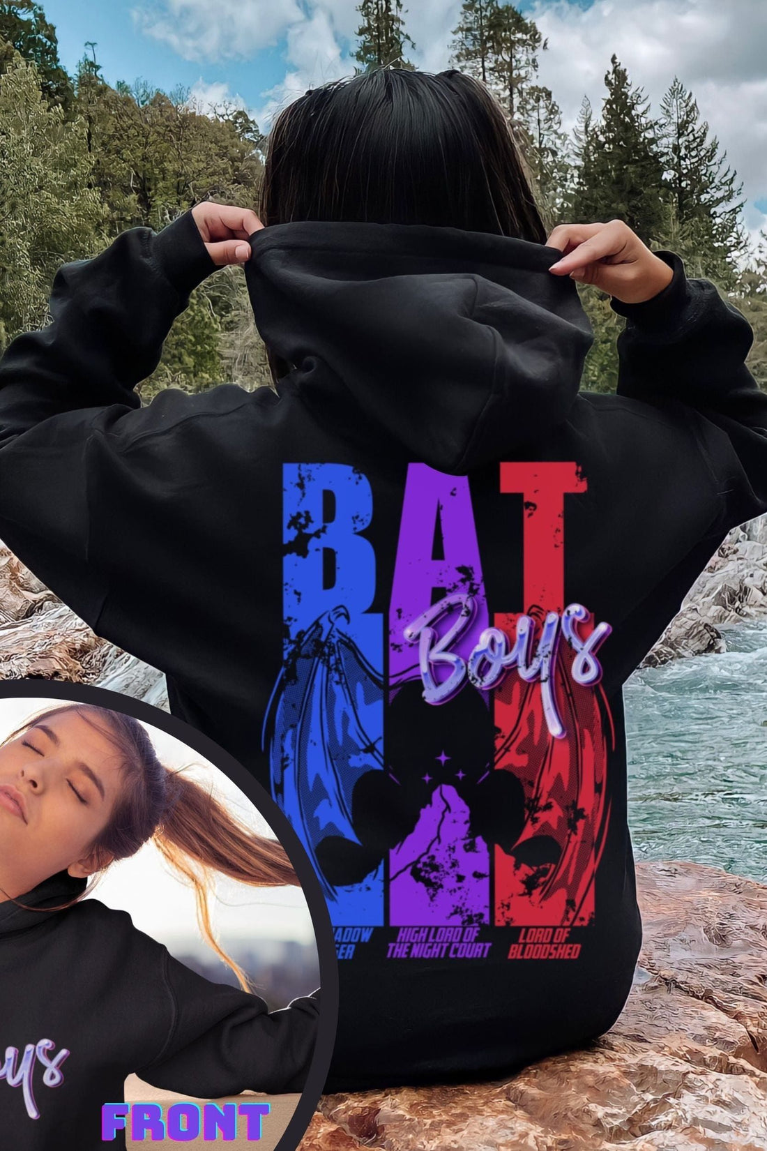 Bat Boys Hoodie - Caffeineandcurses - Sarah J Maas