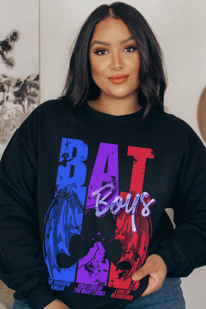 Bat Boys Sweatshirt - Caffeineandcurses - Sarah J Maas