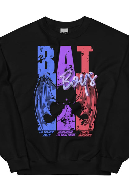 Bat Boys Sweatshirt - Caffeineandcurses - Sarah J Maas