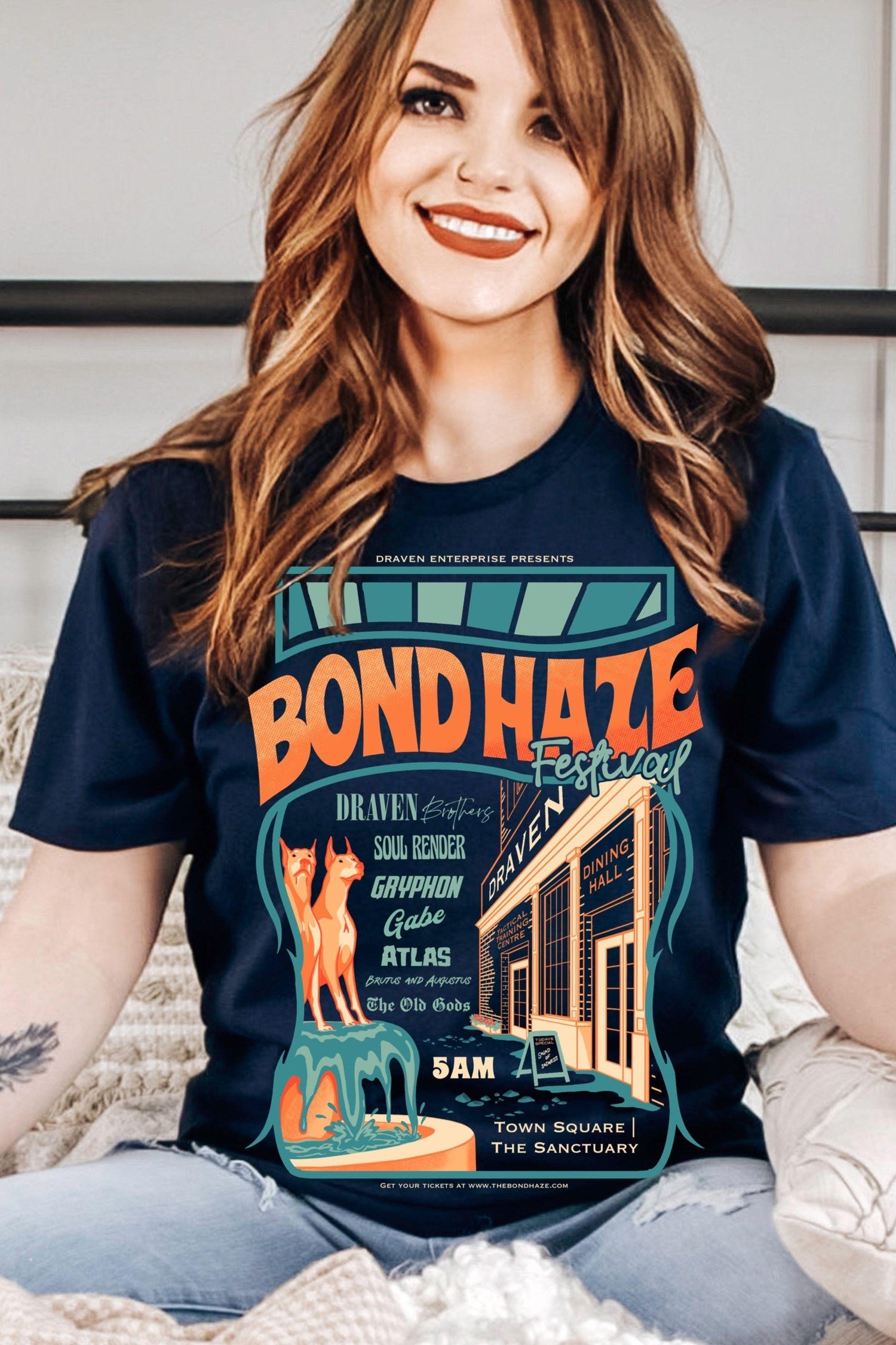 Bond Haze Festival T - Shirt - Caffeineandcurses - J Bree