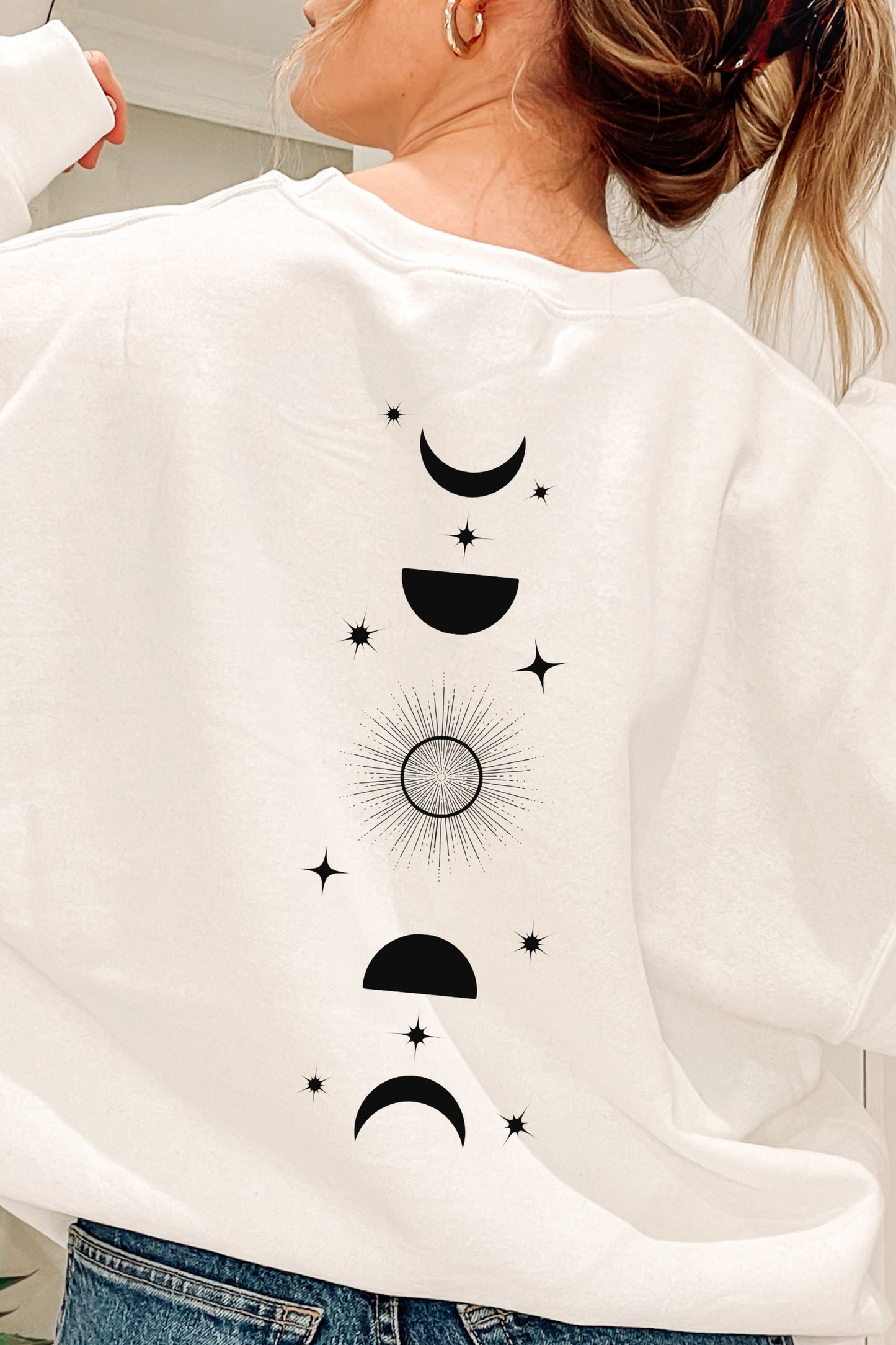 Feyres Tattoo Sweatshirt — ACOTAR merch by Sarah J. Maas. The Night Court markings, worn close. Hand-designed in Australia, officially licensed.
