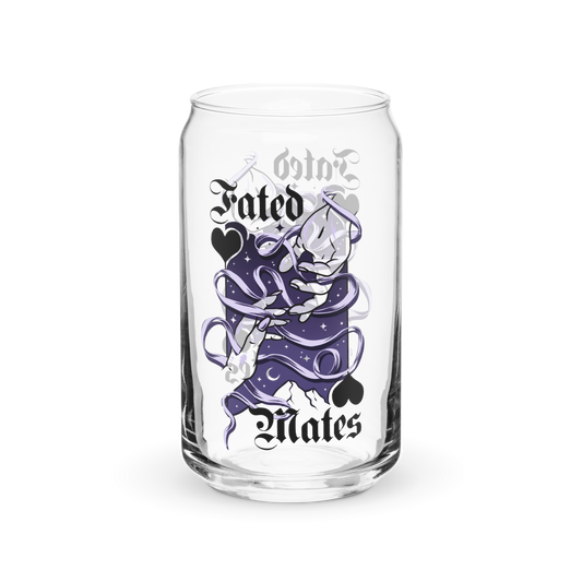 Fated Mates Can Glass — bookish merch by Caffeine and Curses. To the trope that ruined every other romance. Hand-designed in Australia.
