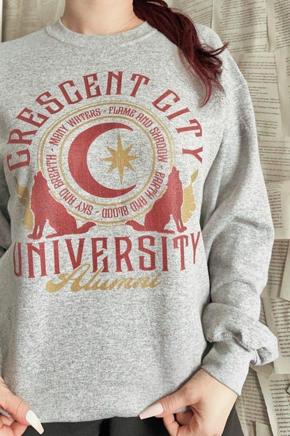 Crescent City Alumini Sweatshirt - Caffeineandcurses - Sarah J Maas