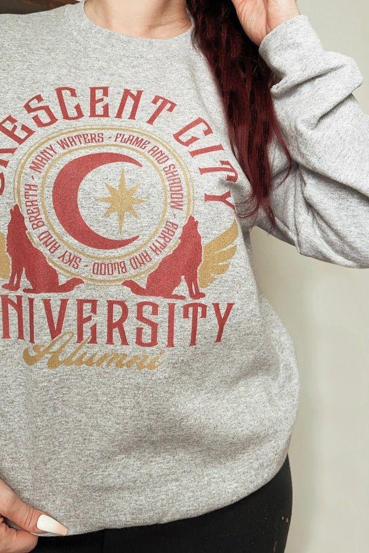 Crescent City Alumini Sweatshirt - Caffeineandcurses - Sarah J Maas