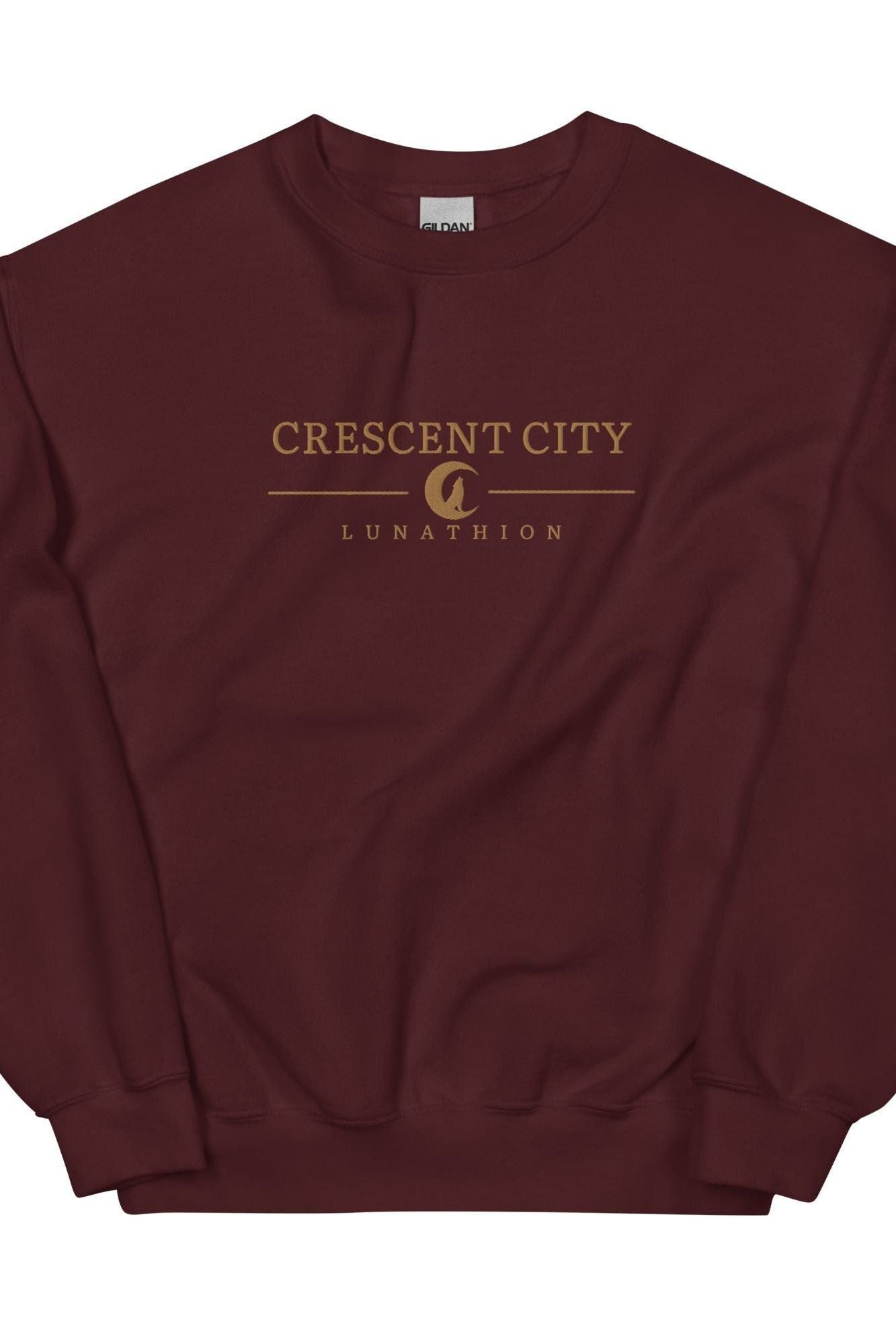 Crescent City Embroidered Sweatshirt - Caffeineandcurses - Sarah J Maas