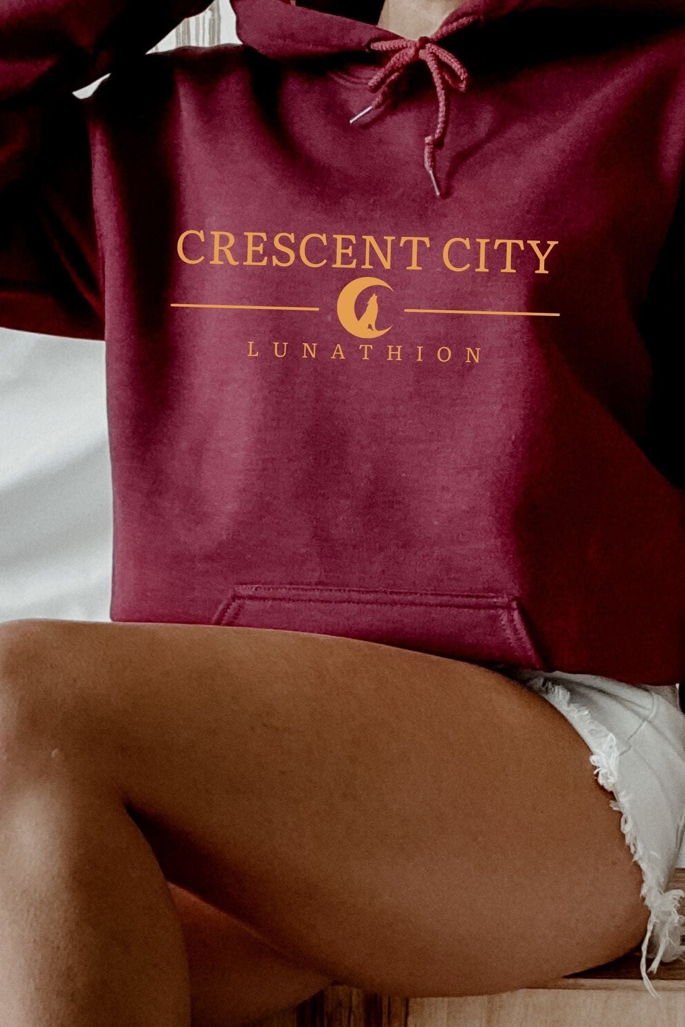 Crescent City Hoodie - Caffeineandcurses - Sarah J Maas